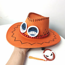 Load image into Gallery viewer, One Piece D Ace Cosplay Hat
