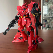 Load image into Gallery viewer, Sazabi MSN-04 RG 1/144 Gundam Model Kit - Char's Mobile Suit Snap-Fit Figure with Water Decals
