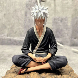 15cm Meditating Jiraiya & Naruto Action Figures