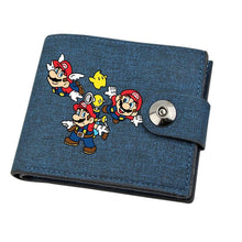 Load image into Gallery viewer, Original Super Marios Wallet Featuring Mario, Luigi, and Yoshi
