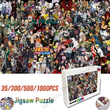 Load image into Gallery viewer, Naruto Characters Jigsaw Puzzle - Educational Fun for Children&#39;s Gifts!
