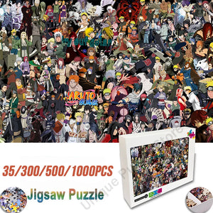 Naruto Characters Jigsaw Puzzle - Educational Fun for Children's Gifts!