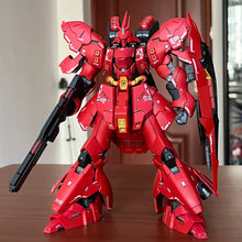 Load image into Gallery viewer, Sazabi MSN-04 RG 1/144 Gundam Model Kit - Char's Mobile Suit Snap-Fit Figure with Water Decals
