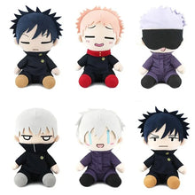 Load image into Gallery viewer, Jujutsu Kaisen Plush Dolls Showcasing Gojo Satoru &amp; Yuji Itadori
