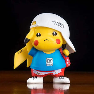 Pokemon Pikachu Action Figure - Adorable 8CM Mini Q Design, Cute Cartoon Charm