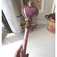 Load image into Gallery viewer, Sailor Moon Spiral Heart Moon Rod - 37cm Light-Up Musical Cosplay Wand

