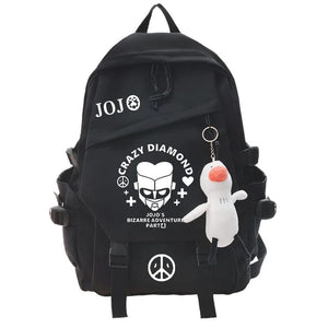 JoJo's Bizarre Adventure Cosplay Backpack - Student School & Laptop Travel Bag