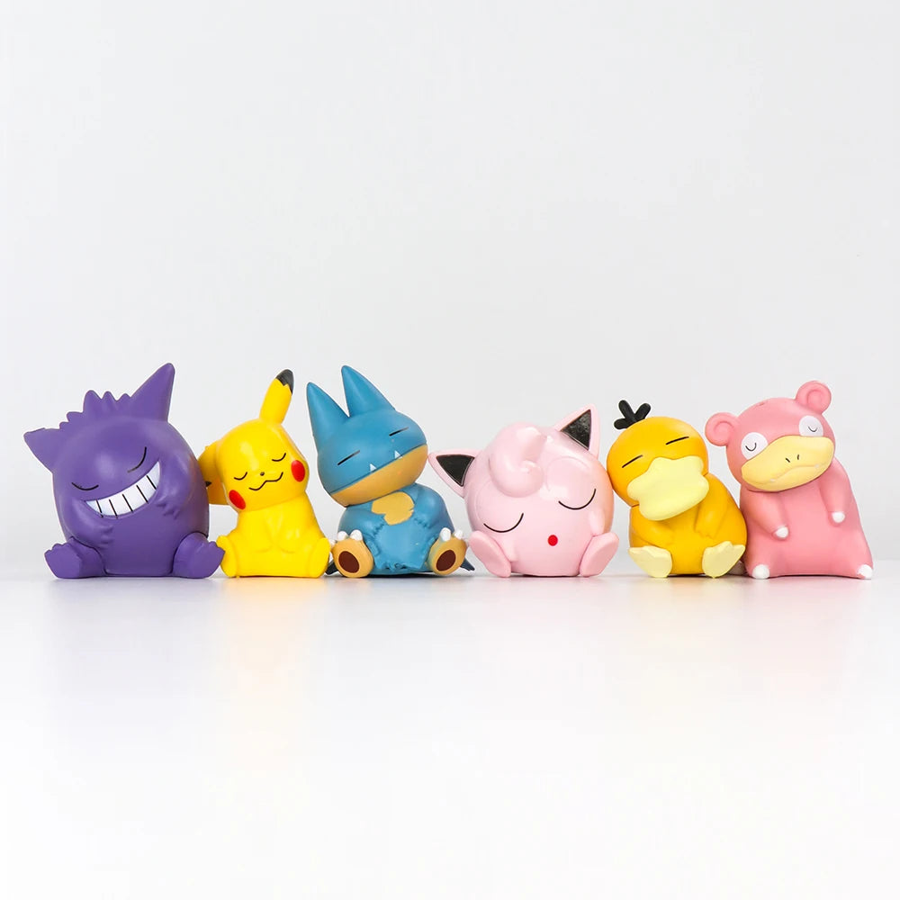 Pokemon Collectible Figure Set - Gengar, Togepi, Piplup & More Desktop Display Collection