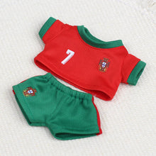 Load image into Gallery viewer, Labubu Football Outfit Set - 17cm Doll Sports Clothing &amp; Accessories DIY Kit
