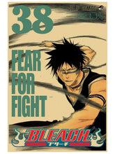 Load image into Gallery viewer, Bleach Retro Manga Cover Canvas Poster
