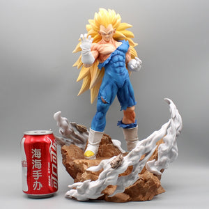 39cm Dragon Ball Z Super Saiyan 3 Goku Vegeta SSJ3 GK Figures