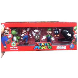 Super Mario Bros  3-7cm 6Pcs/set PVC Action Figures