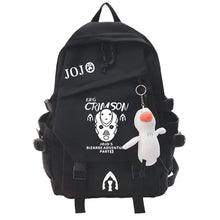 Load image into Gallery viewer, JoJo&#39;s Bizarre Adventure Cosplay Backpack - Student School &amp; Laptop Travel Bag
