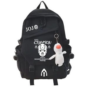 JoJo's Bizarre Adventure Cosplay Backpack - Student School & Laptop Travel Bag