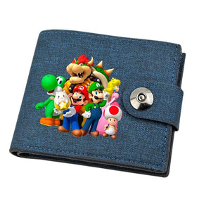 Original Super Marios Wallet Featuring Mario, Luigi, and Yoshi