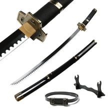 Load image into Gallery viewer, One Piece Zoro Swords - 104cm Bamboo Cosplay Katanas, Three-Sword Sets and Singles
