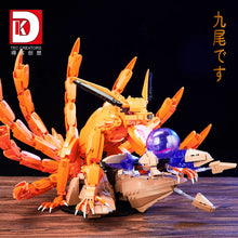 Load image into Gallery viewer, Kurama Nine-Tailed Fox Building Block Model - Naruto Tailed Beast Brick Kit (1480 Pieces)
