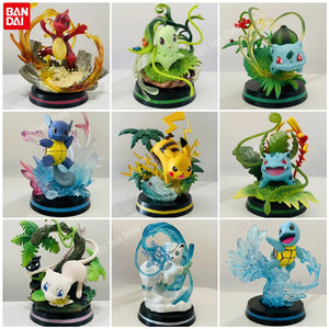 Pokemon Pikachu, Charizard, Squirtle, Bulbasaur, Vulpix PVC Figures