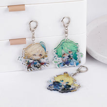 Load image into Gallery viewer, Game Genshin Impact Mika Kaveh, Baizhu, Kirara Key Chain Pendant
