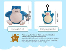 Load image into Gallery viewer, Pokemon Snorlax Plush - Kawaii Stuffed Animal or Backpack Pendant

