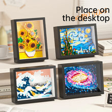 Load image into Gallery viewer, World Famous Painting Building Blocks Set - Great Wave, Milky Way &amp; Sunflower Framed Art Bricks for Home Decor
