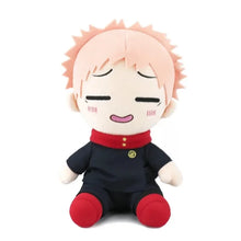 Load image into Gallery viewer, Jujutsu Kaisen Plush Dolls Showcasing Gojo Satoru &amp; Yuji Itadori
