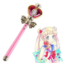 Load image into Gallery viewer, Sailor Moon Spiral Heart Moon Rod - 37cm Light-Up Musical Cosplay Wand
