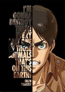 One Piece, Dragon Ball, Attack on Titan, Death Note, Naruto and Tokyo Ghoul Canvas Wall Art