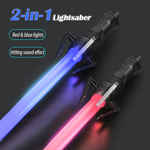 Star Wars Blue & Red Light 2pcs Double Swords Jedi Cosplay Item