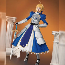 Load image into Gallery viewer, Fate/Grand Order Artoria Pendragon Blue Saber Cosplay Costume
