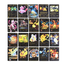 Load image into Gallery viewer, 55pcs Pokemon Cards Gold, Silver, Black Battle Cards
