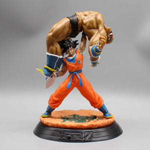 23cm Dragon Ball Son Goku Lifting Up Nappa Action Figure