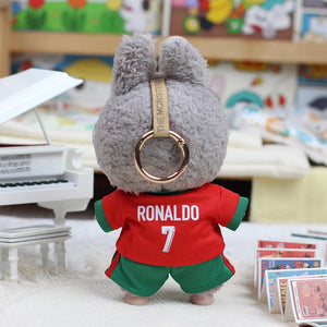Labubu Football Outfit Set - 17cm Doll Sports Clothing & Accessories DIY Kit