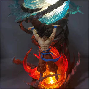 25cm Dragon Ball Super Saiyan Son Goku Spirit Bomb Action Figure