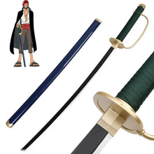 Load image into Gallery viewer, One Piece Red-Haired Shanks Gryphon Wooden Sword Cosplay Prop
