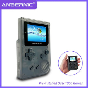 Retro Mini: Portable Pocket Game Emulator Console with 2-Inch Screen and 1169 Games - Perfect Gift for Kids!