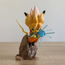 Load image into Gallery viewer, Super Saiyan Pikachu Figure Dragon Ball &amp; Pokemon Combination
