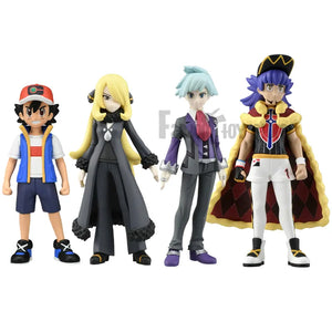 Pokemon Legendary Trainers Figure Series with Ash Ketchum, Leon, Cynthia, and Steven Stone