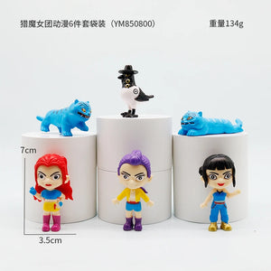 KPop Demon Hunters Figure Set - 12-Piece Collection with Rumi, Mira, Zoey & More