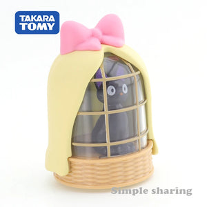 Takara Tomy Ghibli Collectible Figure - Kiki's Delivery Jii in the Basket