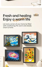 Load image into Gallery viewer, World Famous Painting Building Blocks Set - Great Wave, Milky Way &amp; Sunflower Framed Art Bricks for Home Decor
