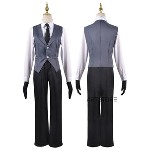 Black Butler Kuroshitsuji Sebastian Cosplay Costume Set