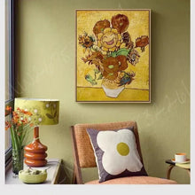 Load image into Gallery viewer, Pokemon Van Gogh Style Pikachu, Snorlax, and Eevee Canvas Posters
