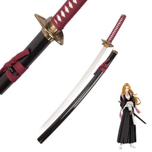 Load image into Gallery viewer, Bleach Rangiku Haineko Katana - 104cm Bamboo Cosplay Sword Prop
