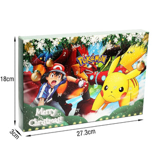 24Pcs/set Pokemon Christmas Advent Calendar Blind Box
