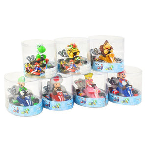 Mario Kart Action Figures Featuring Mario, Luigi, Yoshi, Donkey Kong