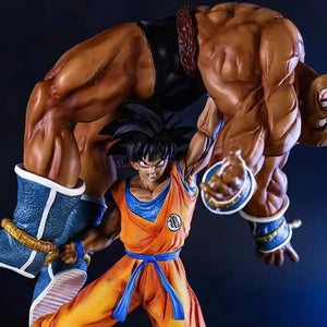 23cm Dragon Ball Son Goku Lifting Up Nappa Action Figure