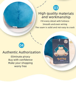 Pokemon Snorlax Plush - Kawaii Stuffed Animal or Backpack Pendant
