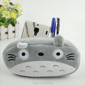 Cute Plush Totoro Pencil Case, Cosmetic & Makeup Pouch, Coin Purse