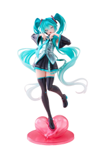 Load image into Gallery viewer, Hatsune Miku Figure - Taito T-most 1/6 Scale PVC Statue with Heart Base (25cm)
